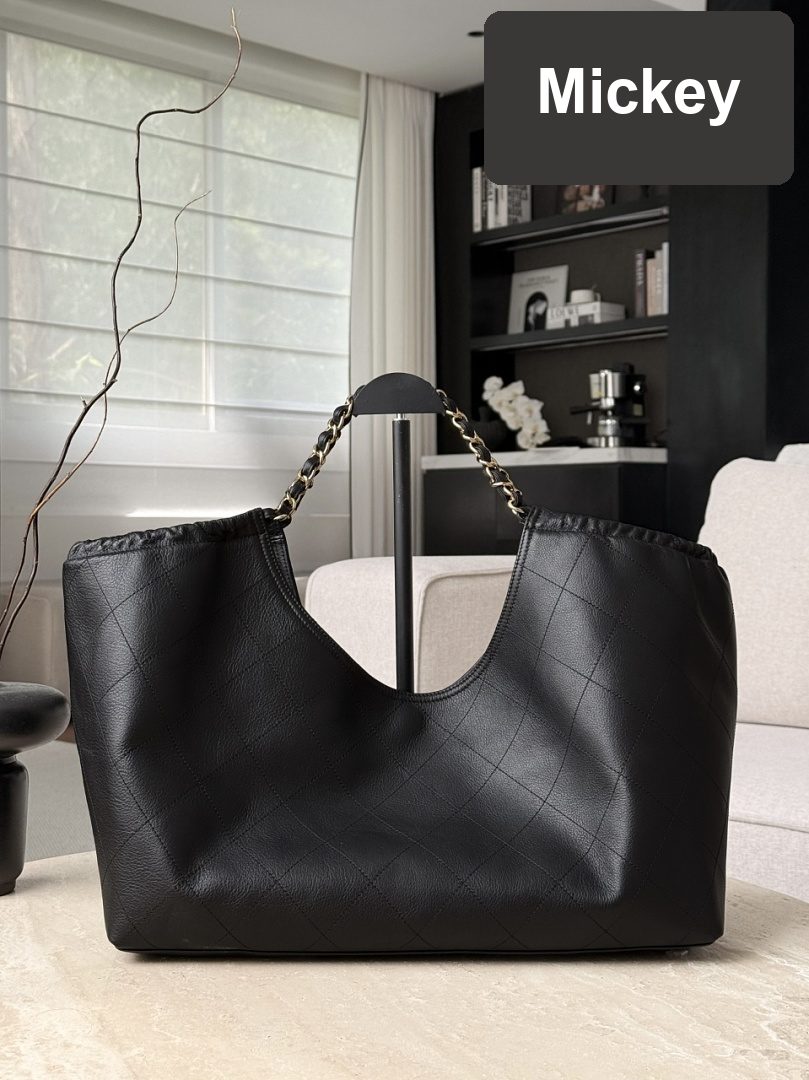 【S】$417=2790CNY｜Chanel (26b pair c All leather big black ) God Factory｜Item ID-97789